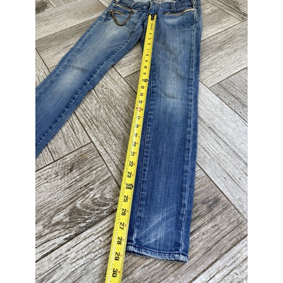 Miss Sixty Womens Jeans Blue Skinny Fit Radio Stretch Denim Low Rise Y2K Size 24 - Picture 7 of 12